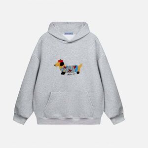 Dashund embroidered sweatshirt size medium